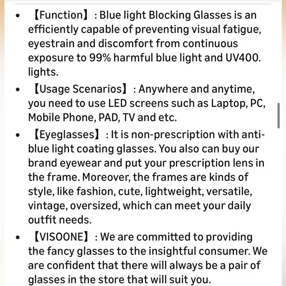 Amazon Tortoise Shell Glasses - Picture 3 of 3